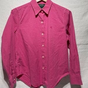 Lauren Ralph Lauren petite sz 8P button down shirt